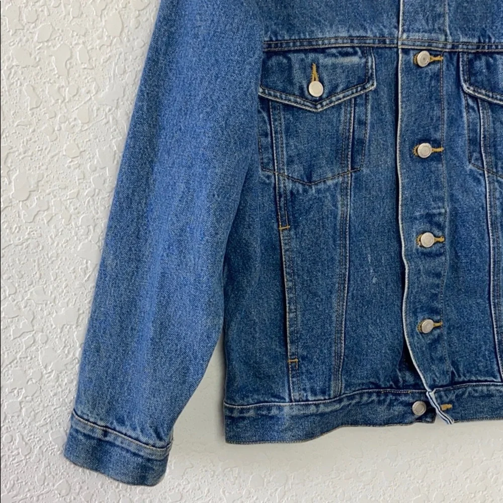 ✅Women FADED GLORY Authentic Blue Jeans Jacket M